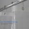 Bath Bliss Heavyweight PEVA Shower Liner with 5 Mesh Pockets